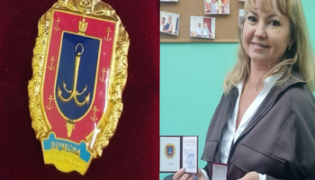 ВРУЧЕННЯ   НАГОРОДИ  С.М.ТОДОРОВІЙ ЗА ПРОФЕСІЙНІ ДОСЯГНЕННЯ